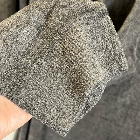 Barefoot Dreams Mineral CozyChic Ultra Lite® Funnel Neck Hooded Pullover Size XL - Picture 8 of 11